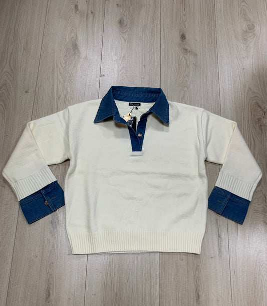 STUNT DENIM POLO 009 WIT