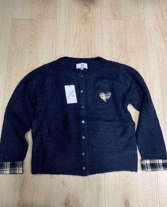 STUNT VEST HARTJES MARINEBLAUW 7935