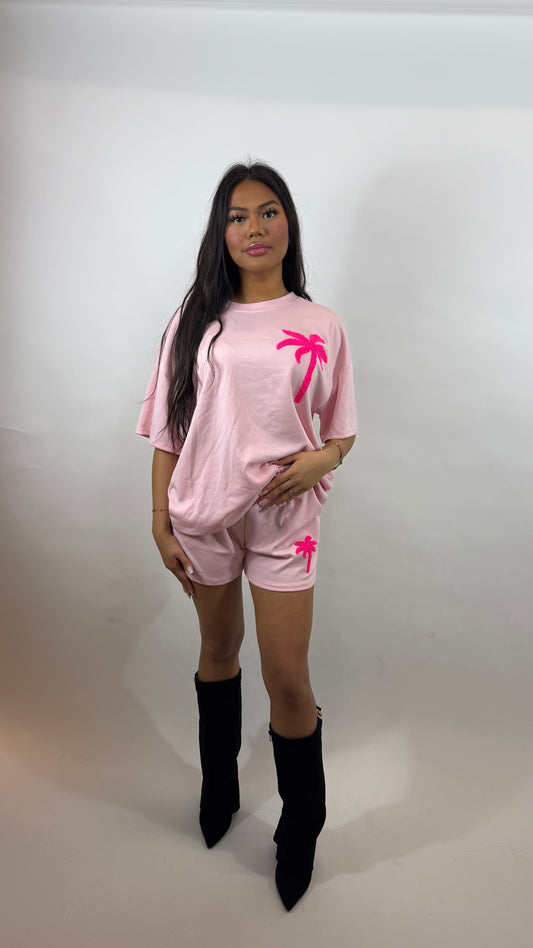 Palmboom Set Roze