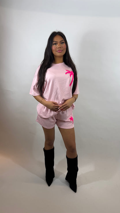 Palmboom Set Roze