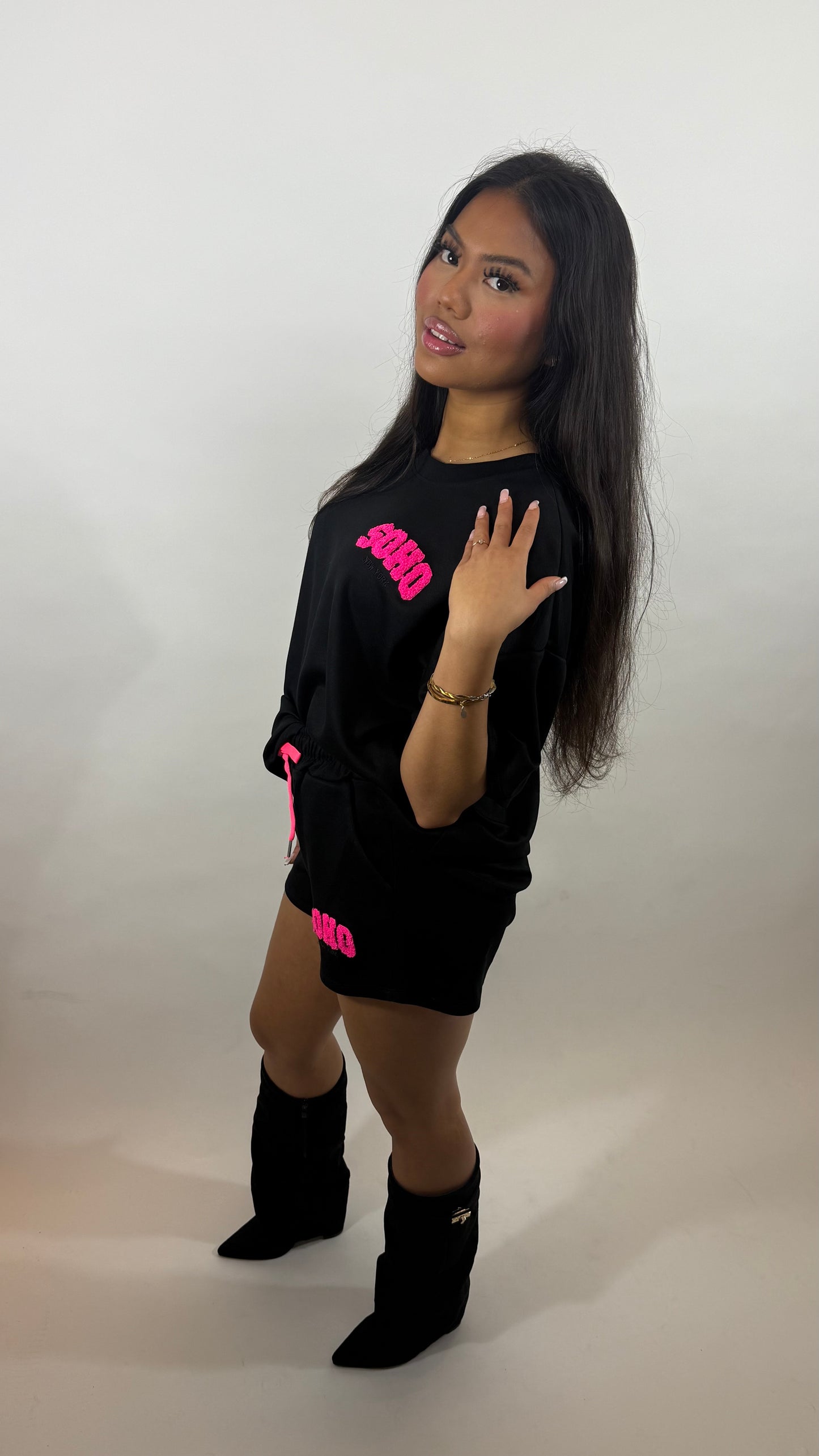 Soho Set Zwart/Roze