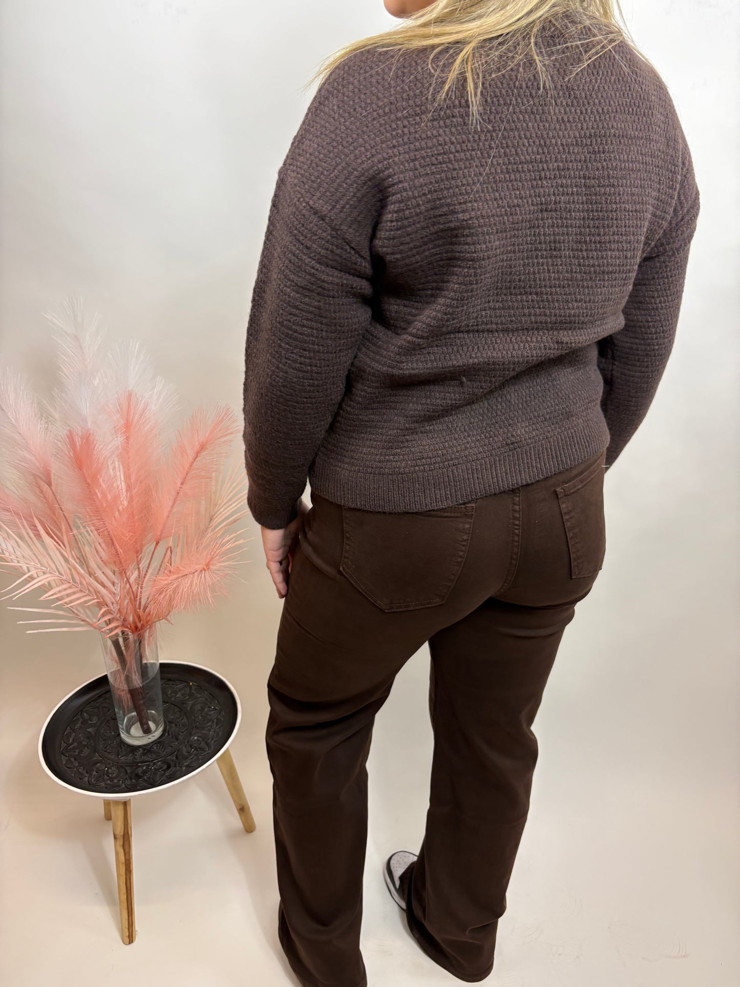 SUPER STRETCH FULL WIDE LEG JEANS BRUIN HELLO 986