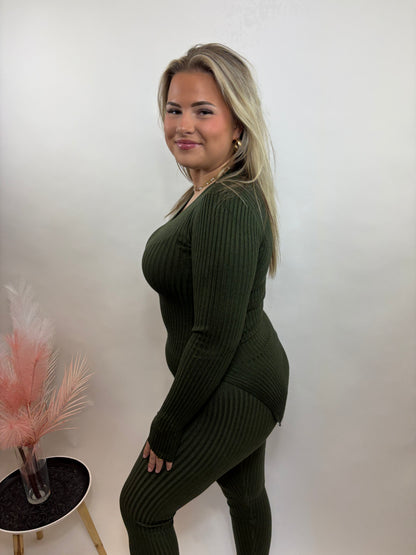 COMFY RIB PAK GROEN 9816