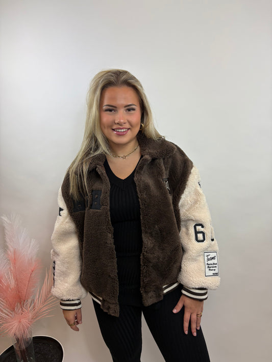 TEDDY BOMBER JAS BRUIN 012