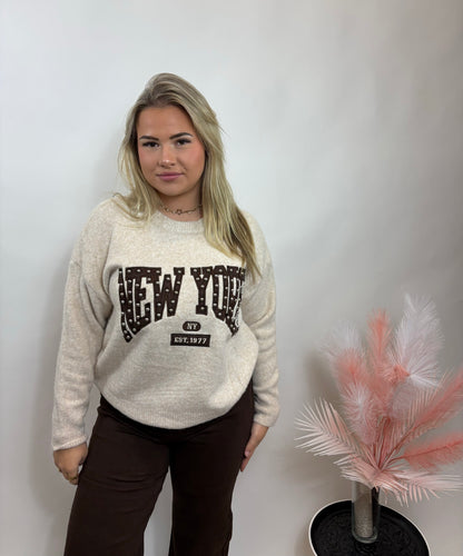 NY VIBES TRUI MET STUDS BEIGE 992