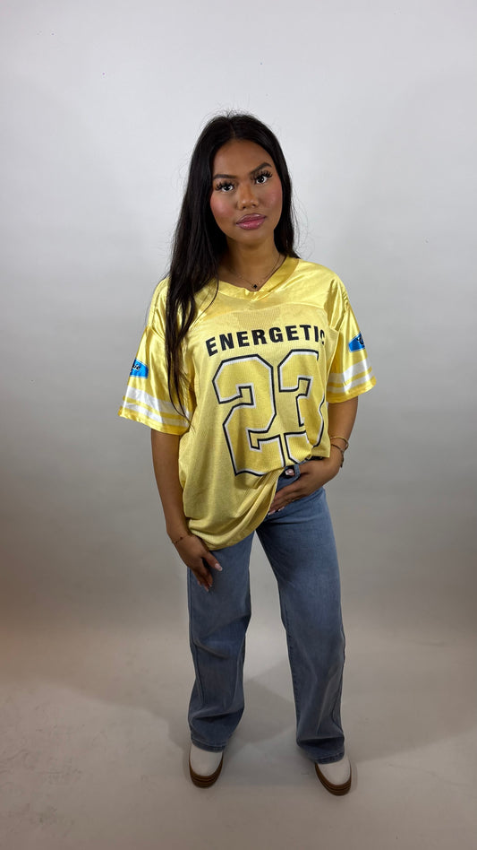Energetic T-shirt Geel