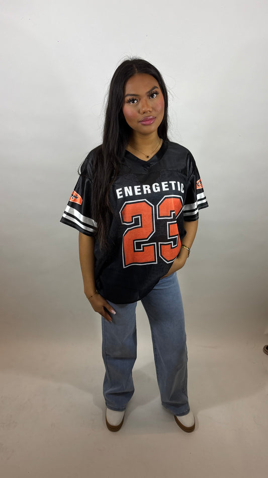Energetic T-shirt Zwart